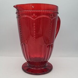Princess House‎ Marbella Ruby Pedestal Pitcher